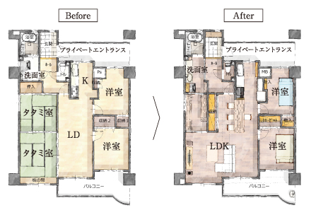 岡山市北区大元駅前　フルリノベマンション見学会　西部建設㈱